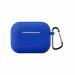 For AirPods Pro 3 2.0mm Silicone Earphone Protective Cover with Hook(Deep Blue)