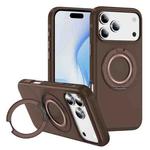 For iPhone 17 Pro Gear Holder C MagSafe Phone Case(Coffee)