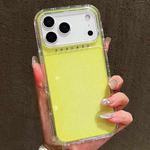 For iPhone 17 Pro Glitter Powder 3-in-1 TPU + PC Phone Case(Yellow)