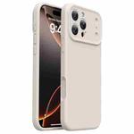 For iPhone 16 Pro Max Change to 17 Pro Series Liquid Silicone Phone Case(Antique White)