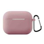 For AirPods Pro 3 Silicone Earphone Protective Case with Hook Thickness: 1.3mm(Persimmon)