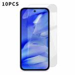 For Google Pixel 9a Kalebol 10pcs High-Aluminum Semi-Screen Anti-Fingerprint HD Tempered Glass Film