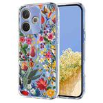 For OPPO A5 Pro 5G Global / 4G Flower Pattern Painted TPU Phone Case(lily)