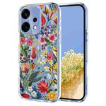 For OPPO Reno14 5G Global / Reno14 F Flower Pattern Painted TPU Phone Case(lily)