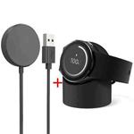 For Samsung Galaxy Watch 7/6/5/4/3 xDfind USB Interface Smart Watch Charger with Holder(Black)