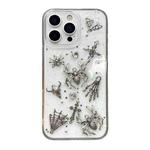 For iPhone Air Dark-Style Spider Epoxy Acrylic Hybrid TPU Phone Case(Transparent)