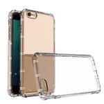 For iPhone 6 Plus / 6s Plus Straight Edge Dual Bone-bits Shockproof TPU Clear Case