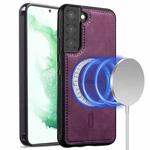 For Samsung Galaxy S22 5G LC.IMEEKE L6 Series MagSafe Magnetic Phone Case(Purple)