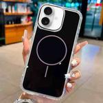 For iPhone 16 Official Color Element Magsafe Phone Case(Black)