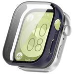 For Huawei Watch Fit 3 xDfind Tempered Film Integrated PC Watch Protective Cover(Ink Blue)