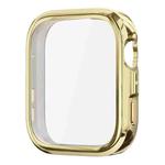 For Huawei Watch Fit 4 xDfind Tempered Film Integrated TPU Watch Protective Cover(Gold)