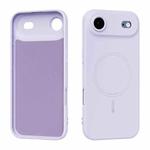 For iPhone Air ABEEL Skin-friendly Feel Magsafe Liquid Silicone Phone Case(Lilac Purple)