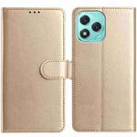 For Honor 400 Lite Global Lambskin 8-card Slot Leather Phone Case(Gold)