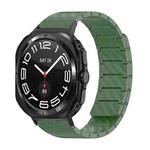 For Samsung Galaxy Watch Ultra 47mm / Ultra 2025 Carbon Fiber Magnetic Loop Watch Band(Green)