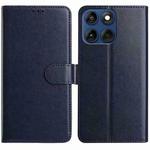 For Motorola Edge 60 Fusion Lambskin 8-card Slot Leather Phone Case(Dark Blue)