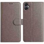For Samsung Galaxy A06 5G Lambskin 8-card Slot Leather Phone Case(Grey)