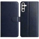For Samsung Galaxy A25 5G Lambskin 8-card Slot Leather Phone Case(Dark Blue)
