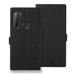 For HTC U20 5G ViLi K Series Shockproof TPU + PU Leather Magnetic Horizontal Flip Protective Case with Card Slots & Wallet & Holder(Black)