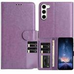 For Samsung Galaxy S23 FE 5G Lambskin 8-card Slot Leather Phone Case(Purple)