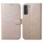 For Samsung Galaxy S22+ 5G Lambskin 8-card Slot Leather Phone Case(Grey)