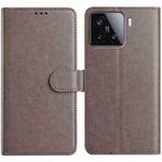 For Xiaomi 15T Pro 5G Lambskin 8-card Slot Leather Phone Case(Grey)