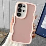 For Samsung Galaxy S25 Ultra 5G Big Wave Skin Feel Phone Case(Pink)