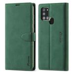 For Samsung Galaxy A21s Forwenw F1 Series Matte Strong Magnetism Horizontal Flip Leather Case with Holder & Card Slots & Wallet & Photo Frame(Green)
