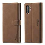 For Samsung Galaxy Note 10 Forwenw F1 Series Matte Strong Magnetism Horizontal Flip Leather Case with Holder & Card Slots & Wallet & Photo Frame(Brown)