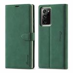 For Samsung Galaxy Note20 Forwenw F1 Series Matte Strong Magnetism Horizontal Flip Leather Case with Holder & Card Slots & Wallet & Photo Frame(Green)