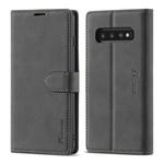 For Samsung Galaxy S10 Forwenw F1 Series Matte Strong Magnetism Horizontal Flip Leather Case with Holder & Card Slots & Wallet & Photo Frame(Black)