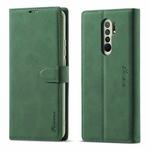 For Xiaomi Redmi 9 Forwenw F1 Series Matte Strong Magnetism Horizontal Flip Leather Case with Holder & Card Slots & Wallet & Photo Frame(Green)