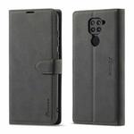 For Xiaomi Redmi Note 9 Forwenw F1 Series Matte Strong Magnetism Horizontal Flip Leather Case with Holder & Card Slots & Wallet & Photo Frame(Black)