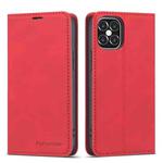 For iPhone 12 mini Forwenw Dream Series Magnetic Oil Edge Horizontal Flip Leather Case with Holder & Card Slot & Photo Frame & Wallet (Red)