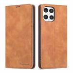 For iPhone 12 / 12 Pro Forwenw Dream Series Magnetic Oil Edge Horizontal Flip Leather Case with Holder & Card Slot & Photo Frame & Wallet(Brown)