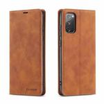 For Samsung Galaxy S20 FE Forwenw Dream Series Magnetic Oil Edge Horizontal Flip Leather Case with Holder & Card Slot & Photo Frame & Wallet(Brown)