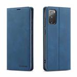 For Samsung Galaxy S20 FE Forwenw Dream Series Magnetic Oil Edge Horizontal Flip Leather Case with Holder & Card Slot & Photo Frame & Wallet(Blue)