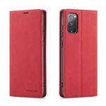 For Samsung Galaxy S20 FE Forwenw Dream Series Magnetic Oil Edge Horizontal Flip Leather Case with Holder & Card Slot & Photo Frame & Wallet(Red)