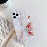 For iPhone 11 Marble Pattern TPU Protective Case (Cream White)