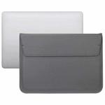 PU Leather Ultra-thin Envelope Bag Laptop Bag for MacBook Air / Pro 11 inch, with Stand Function(Space Gray)