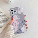 For iPhone 11 Laser Pattern TPU Protective Case (Pink Flowers)