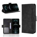 For iPhone 12 / 12 Pro Multiple Card Slots Horizontal Flip Leather Case with Holder & Wallet(Black)