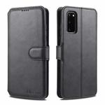 For Samsung Galaxy S20 FE / S20 Fan Edition / S20 Lite / S20 FE 4G / S20 FE 5G / S20 FE 2022 AZNS Calf Texture Horizontal Flip Leather Case with Holder & Card Slots & Wallet & Photo Frame(Black)