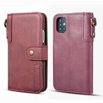 For Samsung Galaxy Note20 Ultra Cowhide Texture Horizontal Flip Leather Case with Holder & Card Slots & Wallet & Lanyard(Red)