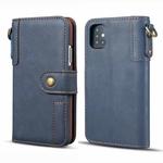 For Samsung Galaxy Note20 Ultra Cowhide Texture Horizontal Flip Leather Case with Holder & Card Slots & Wallet & Lanyard(Blue)