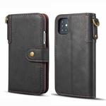 For Samsung Galaxy Note20 Cowhide Texture Horizontal Flip Leather Case with Holder & Card Slots & Wallet & Lanyard(Black)