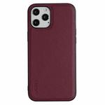 For iPhone 12 Pro Max GEBEI Full-coverage Shockproof Leather Protective Case(Red)