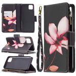 For OPPO Realme C11 Colored Drawing Pattern Zipper Horizontal Flip Leather Case with Holder & Card Slots & Wallet(Lotus)