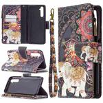 For OPPO Realme 6 Pro Colored Drawing Pattern Zipper Horizontal Flip Leather Case with Holder & Card Slots & Wallet(Flower Elephants)