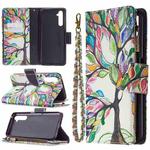 For OPPO Realme 6 Pro Colored Drawing Pattern Zipper Horizontal Flip Leather Case with Holder & Card Slots & Wallet(Tree)