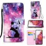 For Samsung Galaxy S20 FE 3D Painting Horizontal Flip Leather Case with Holder & Card Slot & Lanyard(Panda)